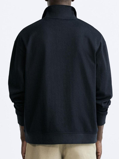 Pull Beige Col Rond Élégant et Décontracté
