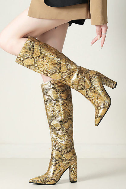 Bottines Talon Haut en Cuir Noir Élégant - BerlinGlamour