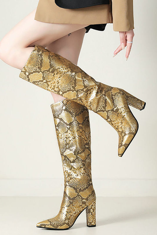 Bottines Talon Haut en Cuir Noir Élégant - BerlinGlamour