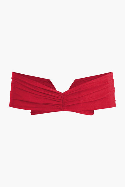 Robe Cocktail Épaules Découvertes avec Drapage Élégant