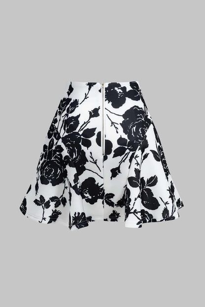 Robe Deux Pièces Élégante Blouse et Jupe Plissée