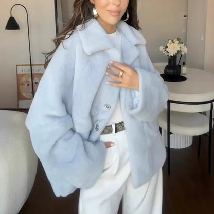 Manteau Femme Grande Taille Élégant Hiver - LuxeStyle