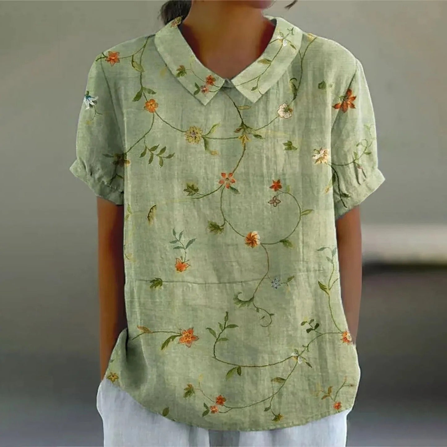 Chemisier Femme Floral Relaxed Chic