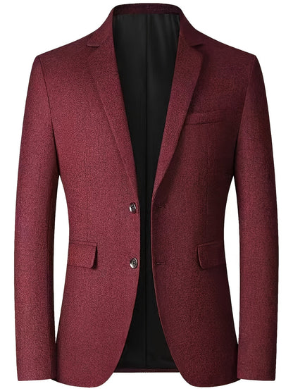 Veste Blazer Boutonnée Pour Homme | Hiver