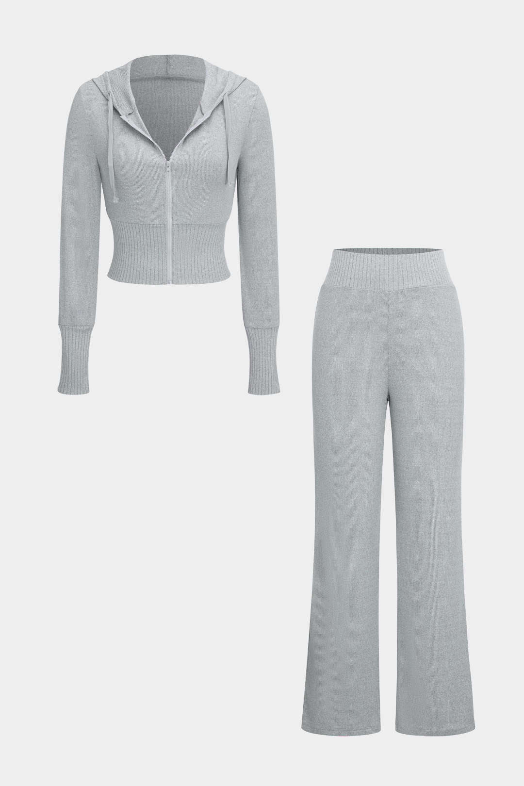 Survêtement Femme Molletonné avec Capuche et Pantalon Large - BerlinGlamour