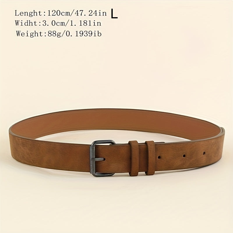Ceinture Homme Cuir PU Style Rétro