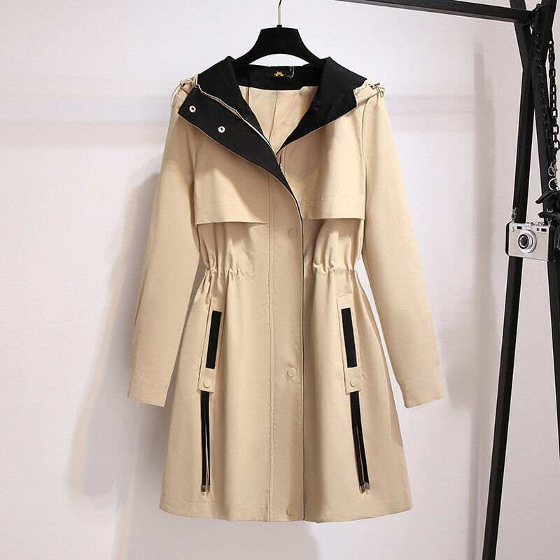 Veste imperméable capuche femme légère pour printemps