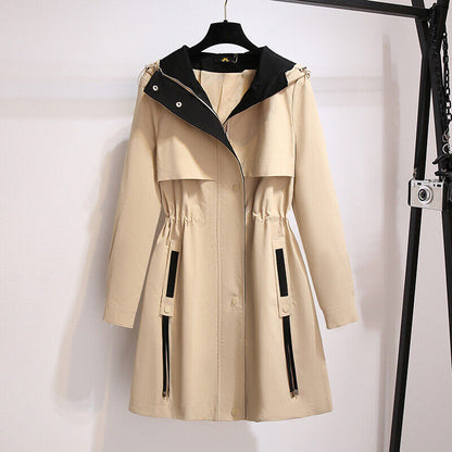 Veste imperméable capuche femme légère pour printemps