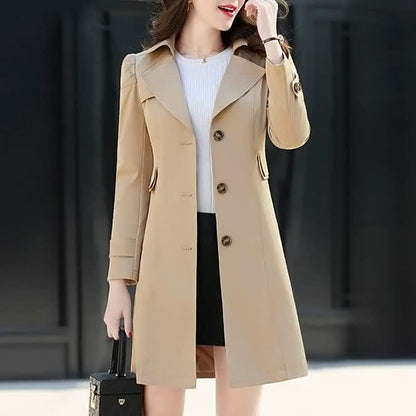 Imperméable Femme Trench Classique Double Boutonnage