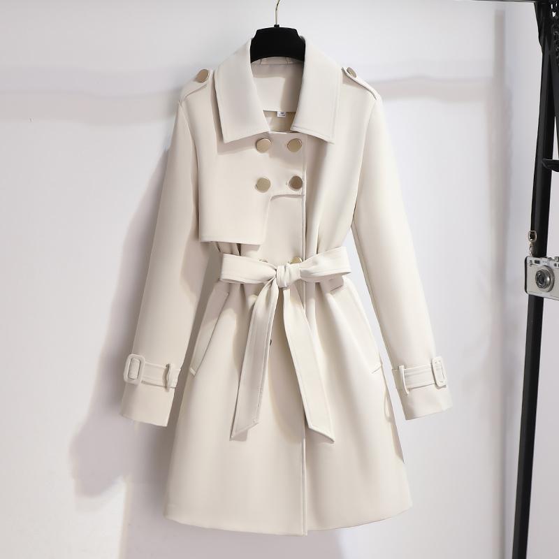 Trench-coat Femme Élégant à Manches Longues - BerlinGlamour