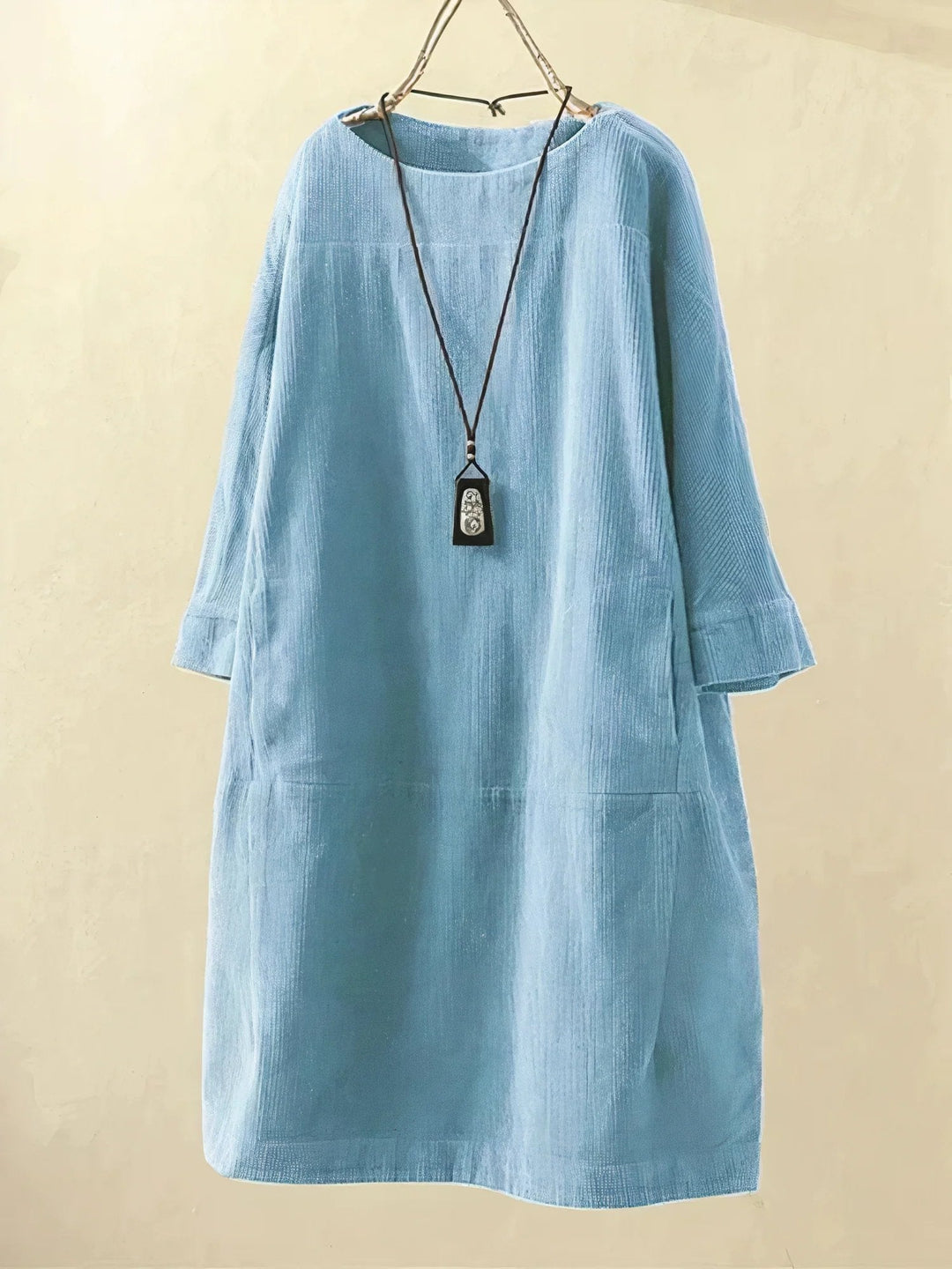 Robe Femme Hiver en Velours Vert Émeraude Manches Longues