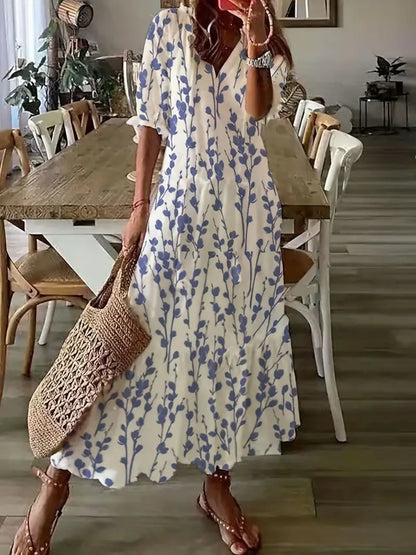 MonVie™ – Robe d'Été Femme Chic Longue en Coton Léger et Respirant-2