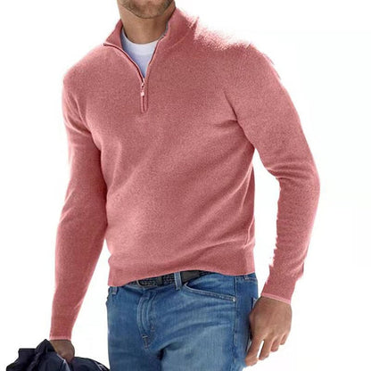 Pull Homme Col V en Mérinos Doux et Chaud