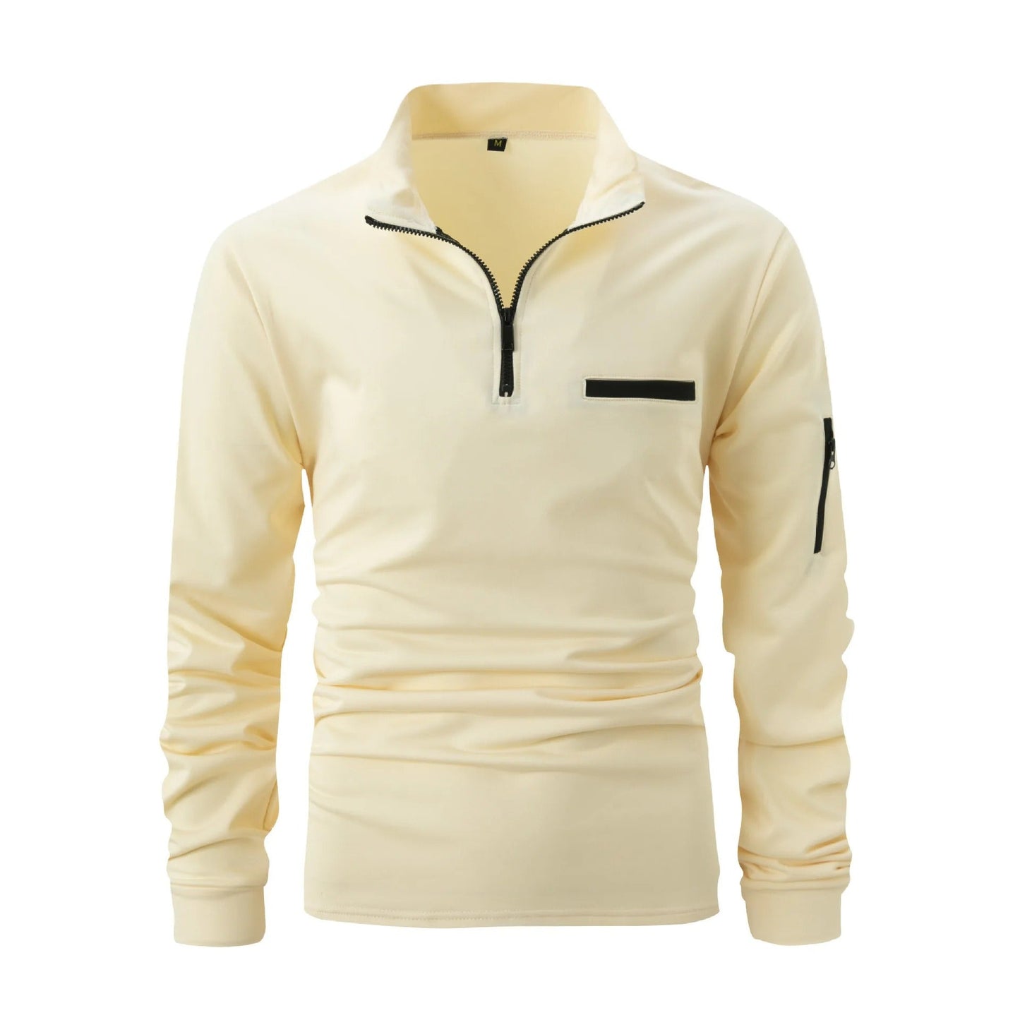 Pull Zippé Oversize avec Poches pour Femme