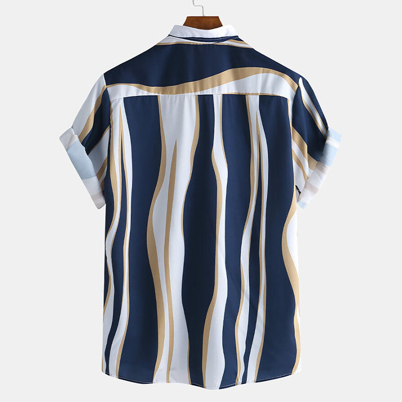 Polo Homme Rayé pour Tous Les Jours