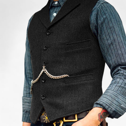 Gilet Classique Femme Élégant avec Poches - PanierRoyale