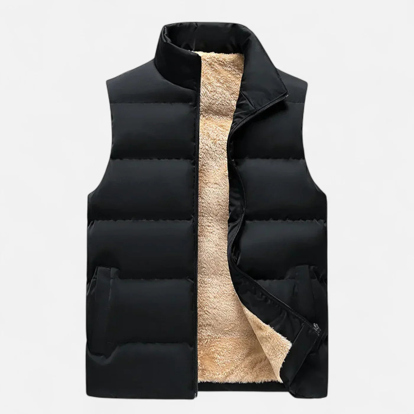 Gilet Homme Hiver Élégant en Laine Douce