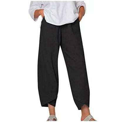 Pantalon femme orange clair, confort et décontracté pour femme