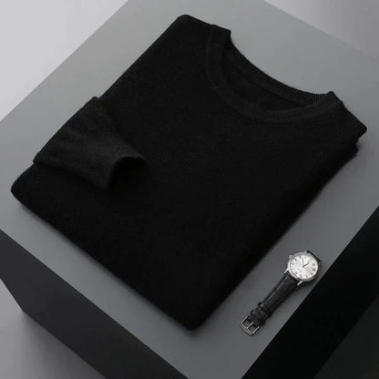 Pull Homme Classique Col Rond