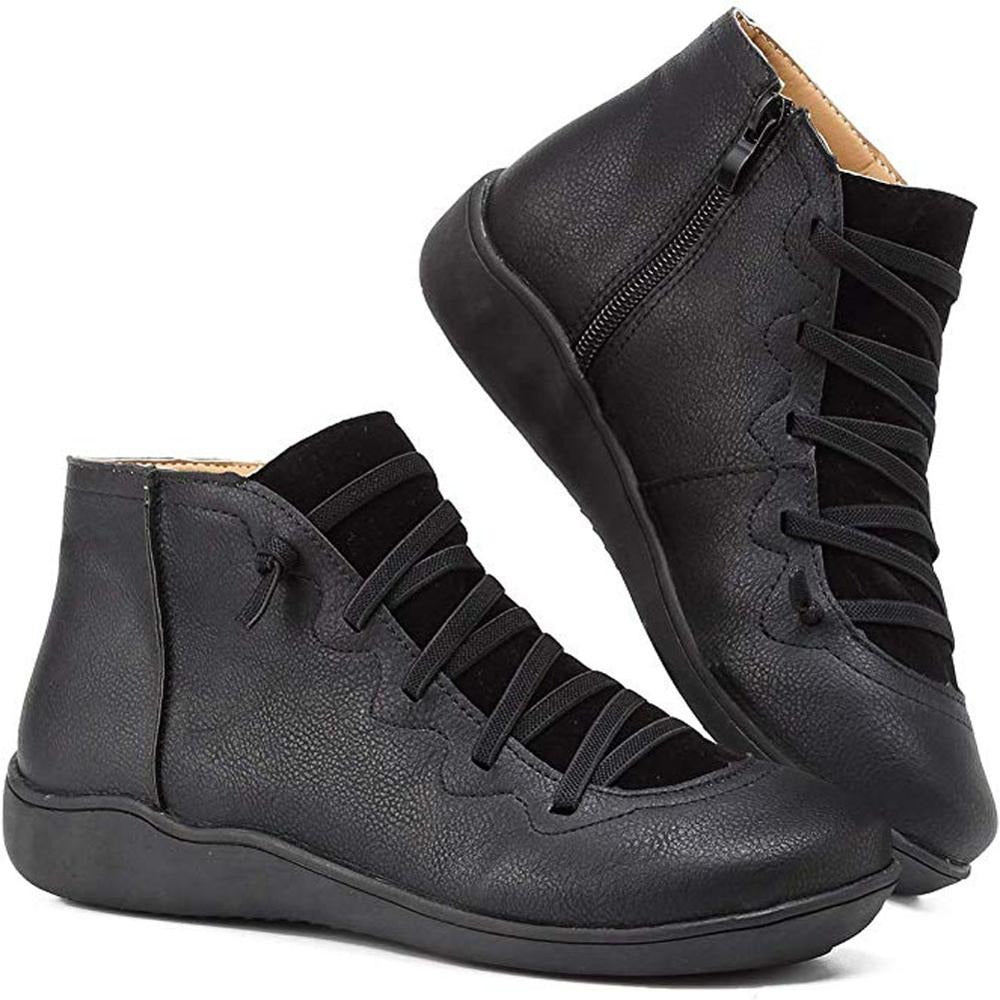 Bottes Femmes Cuir Noir Élégantes