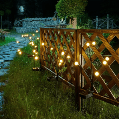 Guirlande solaire LED effet lucioles étanche IP65 automatique
