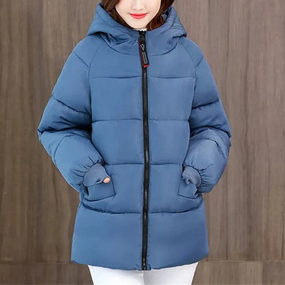 Parka Femme Hiver Longue avec Capuche et Fourrure