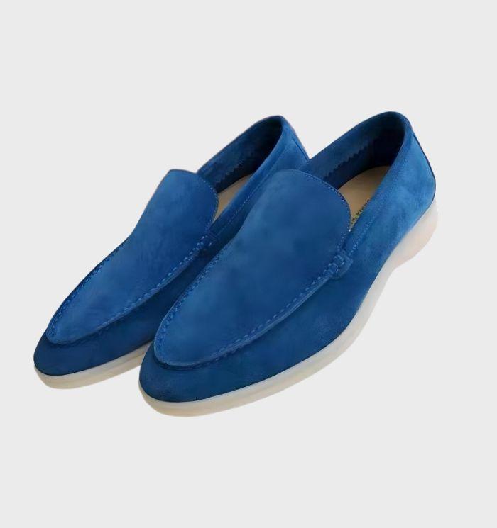 Mocassins Homme Cuir Italien Brun Classique