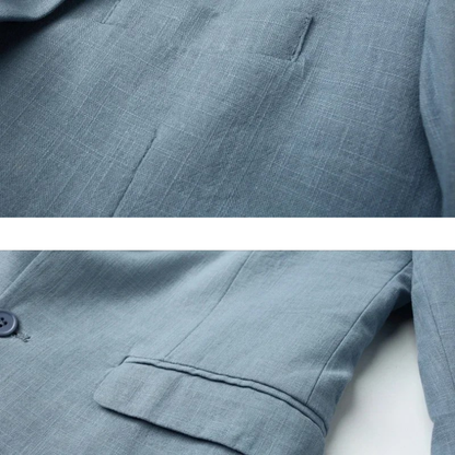 Blazer Homme Lin Élégant et Raffiné