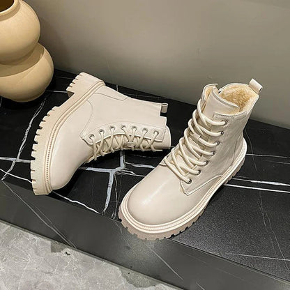 Bottes Hiver Cuir Noir Chaussures Homme