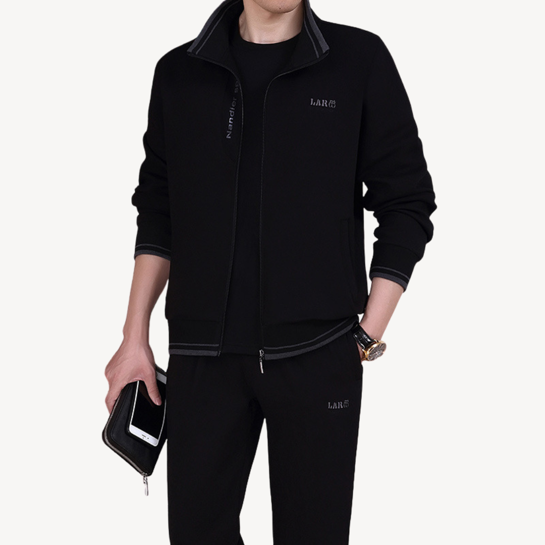 Survêtement Homme Sport Chic Zippé Adjustable pour Running