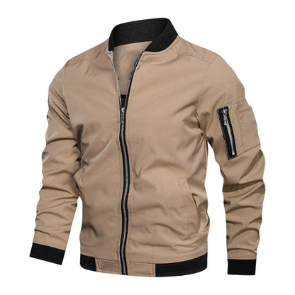 Veste Imperméable Homme Sport pour Pluie avec Fermeture Éclair