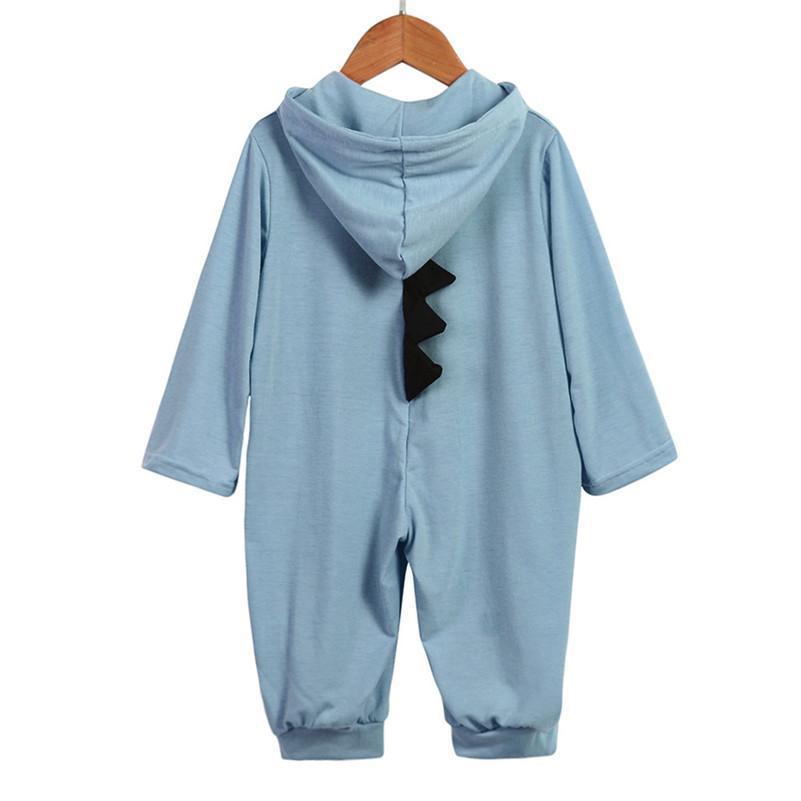 Costume Bébé Dinosaure Bleu Marine Amusant - PanierRoyale