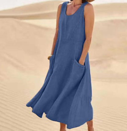 Robe Décontractée en Coton pour Femme au Quotidien