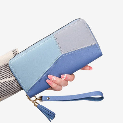 Portefeuille Femme Design à Fermeture Éclair Zippé