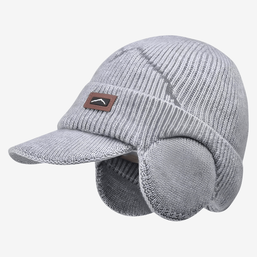 Bonnet Hiver Étanche avec Cache-Oreilles et Visière Réglable - PanierRoyale