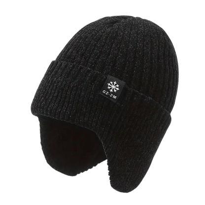 Bonnet Hiver Chaud Doublé avec Oreilles Couvertes