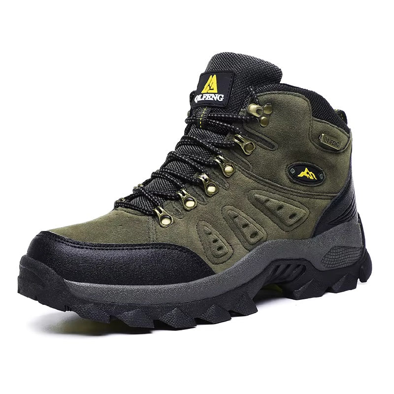 Bottes de Randonnée Imperméables pour Homme Vert Foncé - PanierRoyale