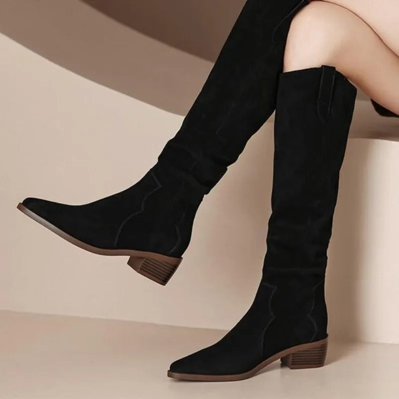 Bottes Hauts Talons Femmes Élégantes et Tendances - PanierRoyale