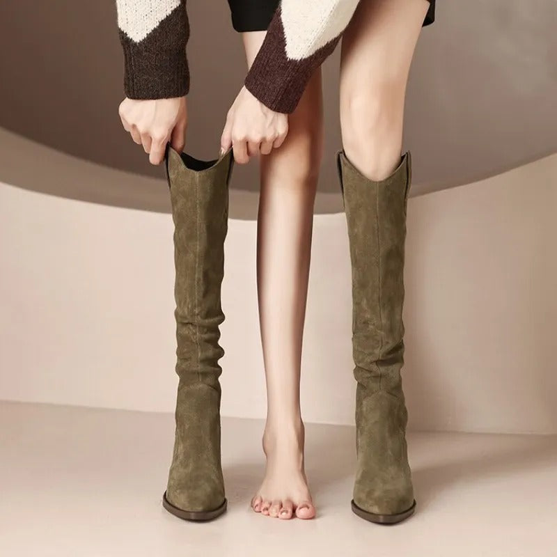 Bottes Hauts Talons Femmes Élégantes et Tendances