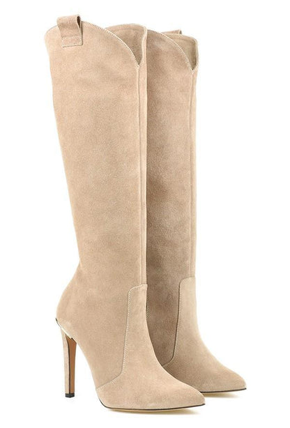 Bottines Femmes Talon Haut en Cuir Souple Élégantes - BerlinGlamour
