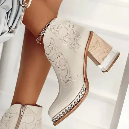 Bottines Femme Cuir Confort avec Semelle Amortie - PanierRoyale