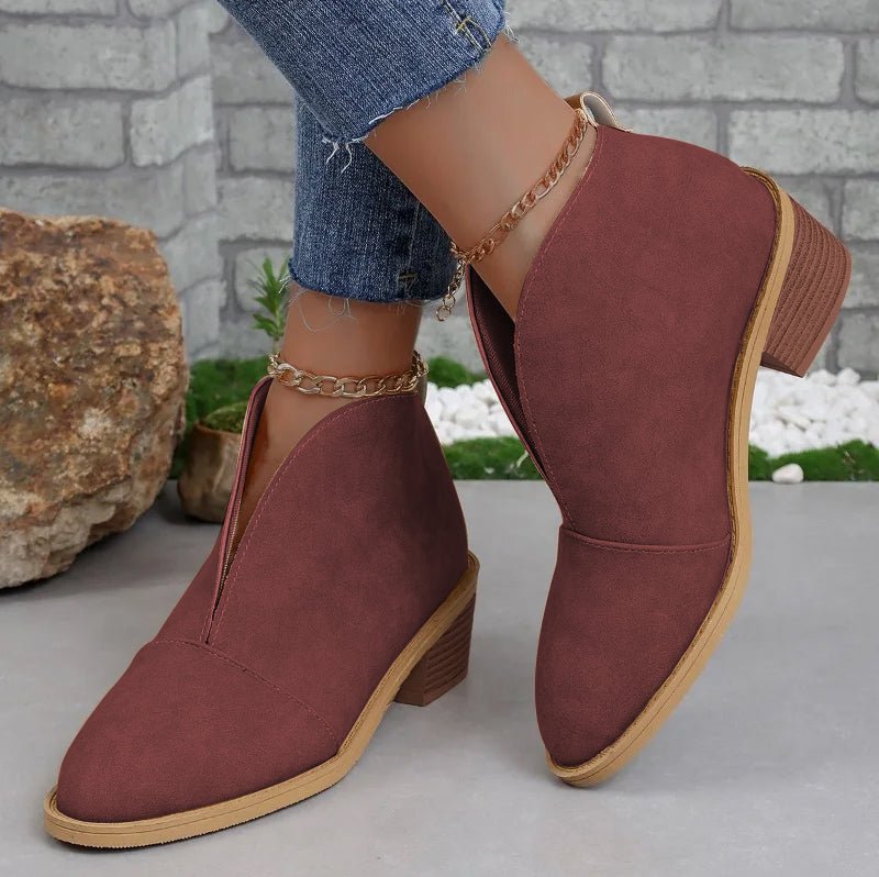 Bottines Chelsea Femmes à Talons Hauts pour Hiver