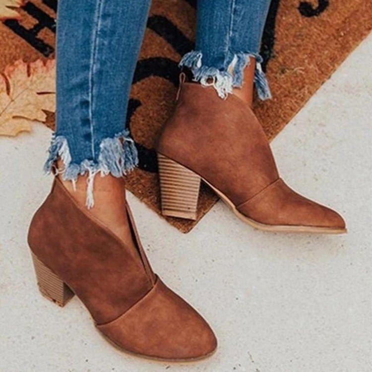Bottines Chelsea Femmes à Talons Hauts pour Hiver - PanierRoyale