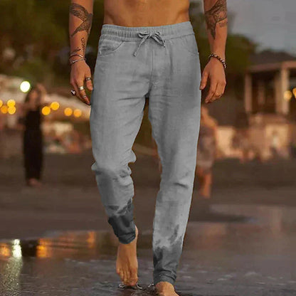 Pantalon Lin Homme Slim Chic