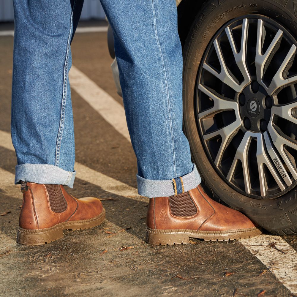 Bottines Chelsea Homme Découpes Élégantes