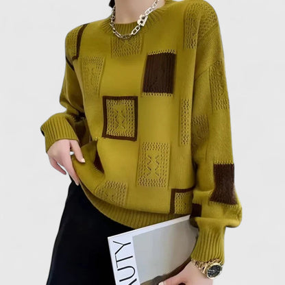 Pull Femme Maille Fine Coupe Ajustée