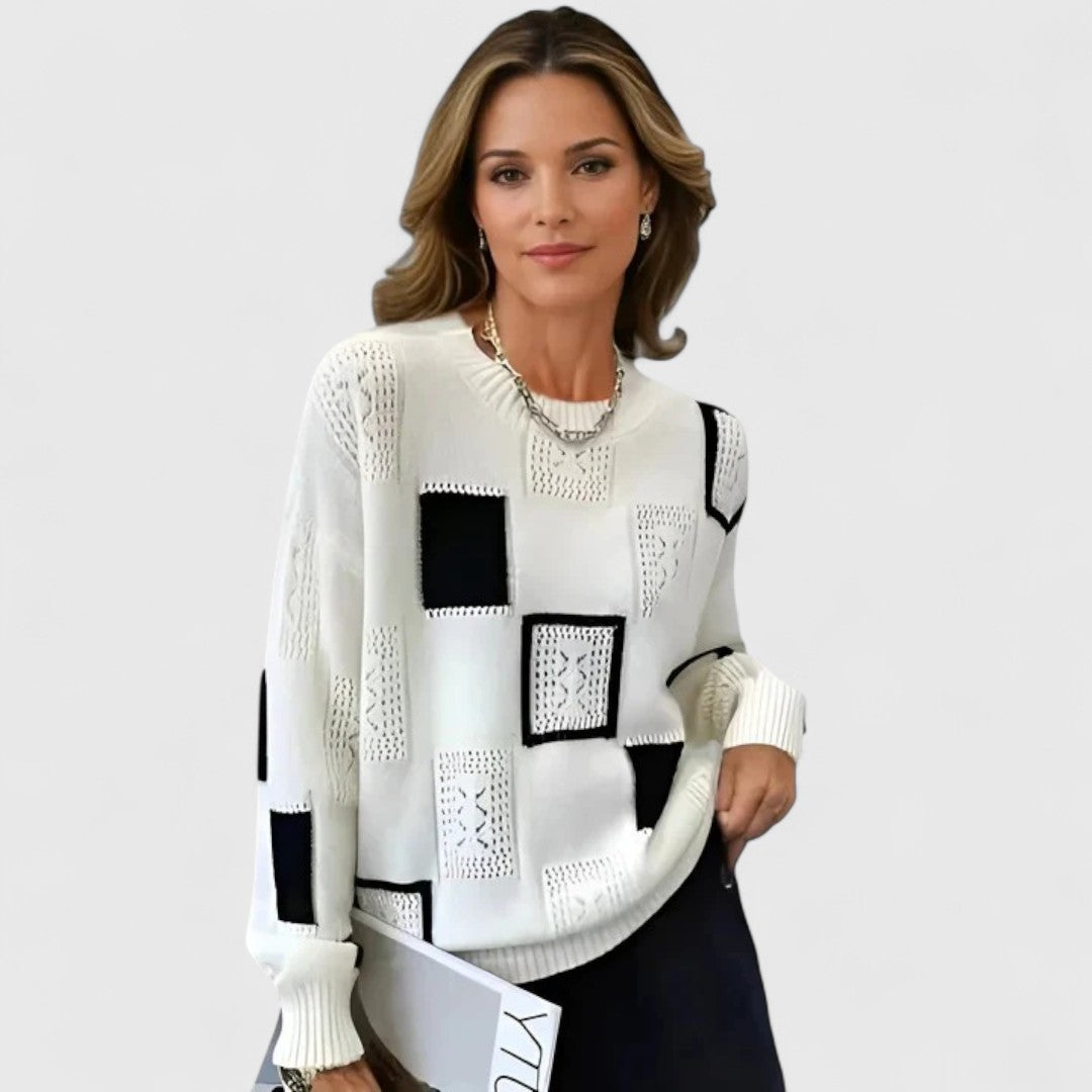 Pull Femme Maille Fine Coupe Ajustée - PanierRoyale
