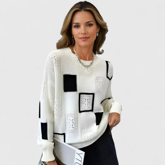 Pull Femme Maille Fine Coupe Ajustée - PanierRoyale