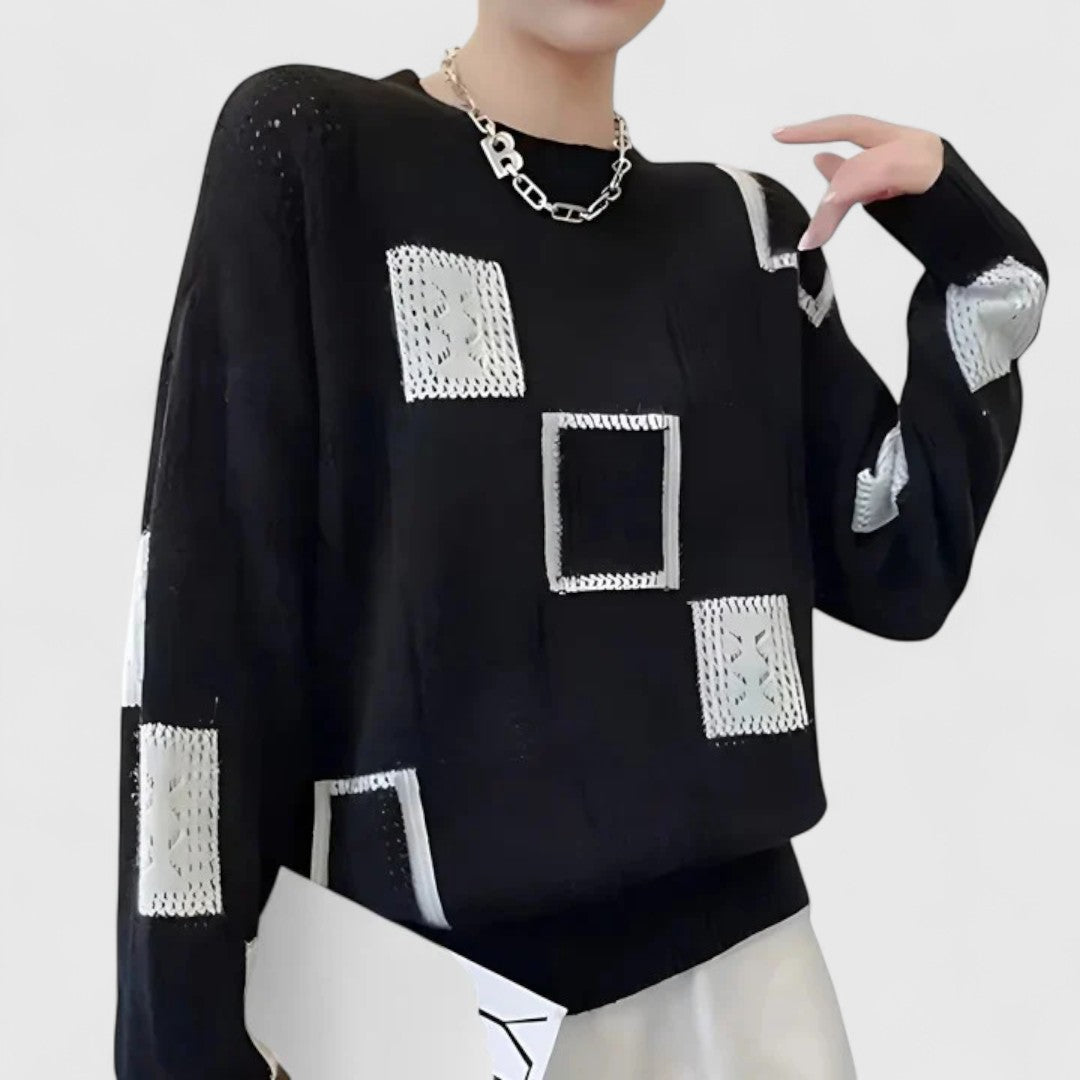 Pull Femme Maille Fine Coupe Ajustée