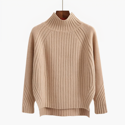 Pull Femme Hiver Doux en Coton Mélange Chaud et Confortable
